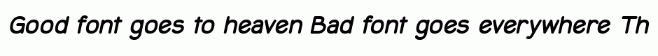 Jane bold italic