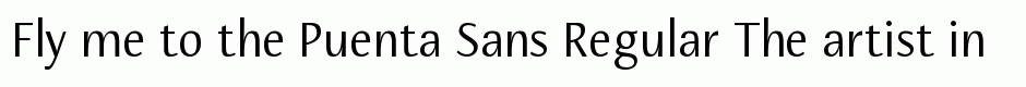 Puenta Sans Regular