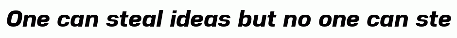 Nuber Heavy Italic