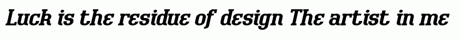 Bigboy bold italic