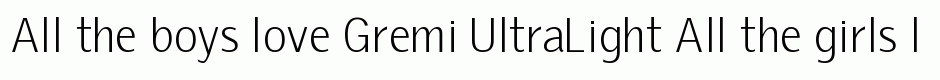 Gremi UltraLight