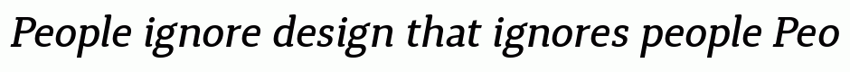 Synerga Pro Medium Italic