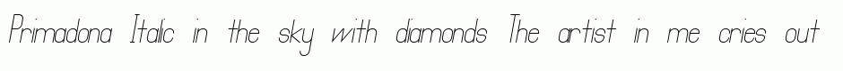 Primadona Italic