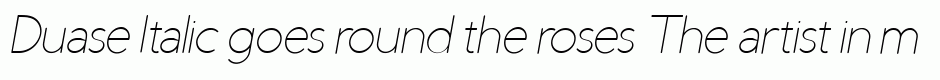 Duase Italic