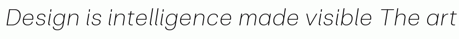 Clinica Pro ExtraLight Italic