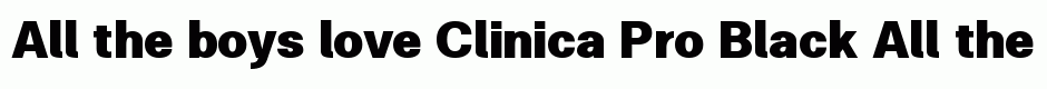 Clinica Pro Black