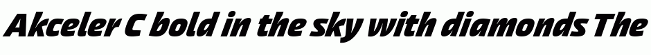 Akceler C bold