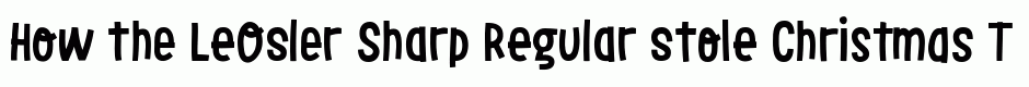 LeOsler Sharp Regular