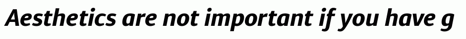 Diaria Sans Pro Bold Italic