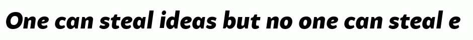 Samo Sans Pro Black Italic