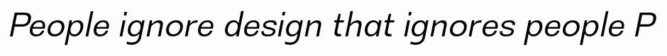 Regular Oblique