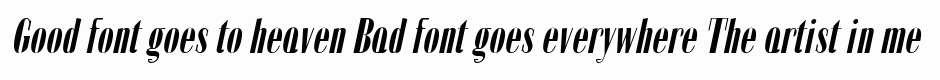 Zabatana Poster Italic