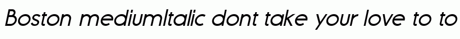 Boston mediumItalic