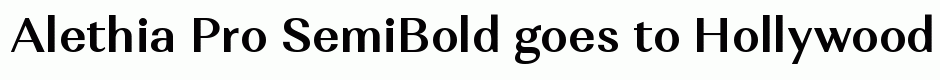 Alethia Pro SemiBold