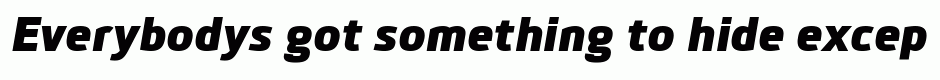 Bitner Heavy Italic