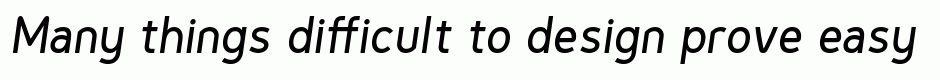 Genius Medium Italic