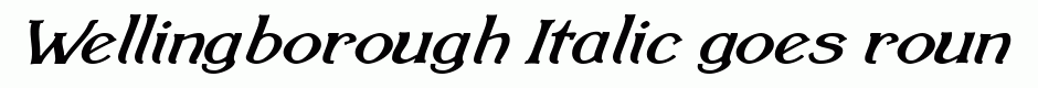 Wellingborough Italic