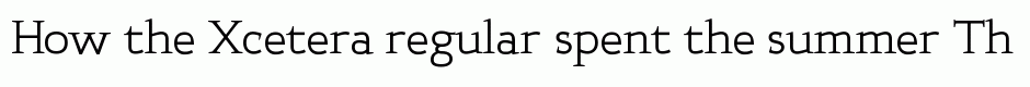 Xcetera regular