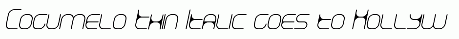 Cogumelo Thin Italic