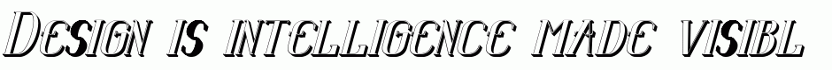 Senandung Malam Italic Bold 3D