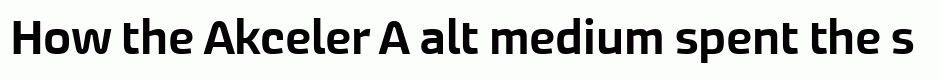 Akceler A alt medium