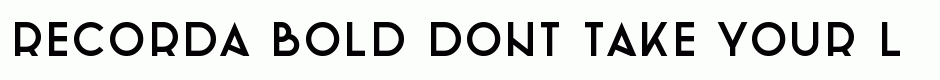 Recorda Bold