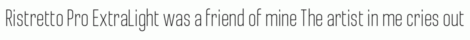 Ristretto Pro ExtraLight