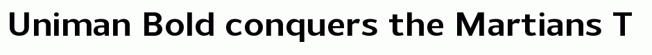 Uniman Bold
