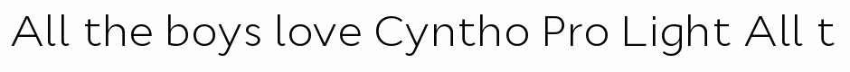 Cyntho Pro Light