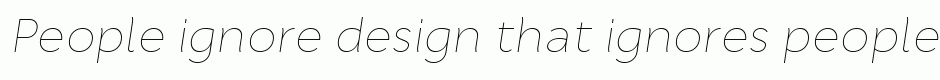 Cyntho Pro Thin Italic