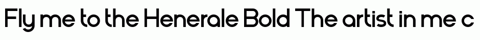 Henerale Bold