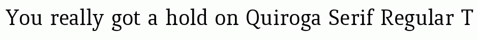 Quiroga Serif Regular