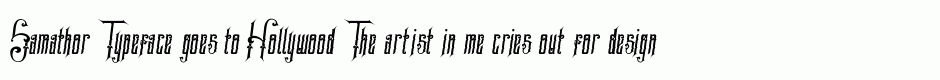 Samathor Typeface