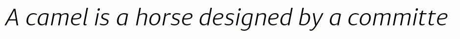 Diaria Sans Pro Light Italic