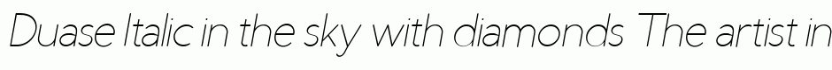 Duase Italic