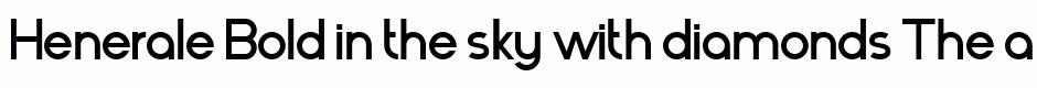 Henerale Bold