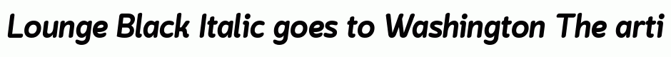 Lounge Black Italic