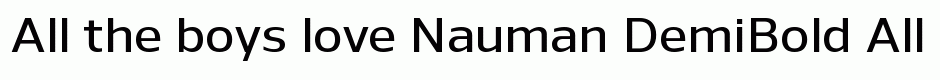 Nauman DemiBold