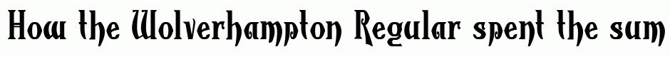 Wolverhampton Regular
