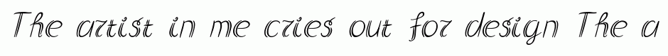 Double italic