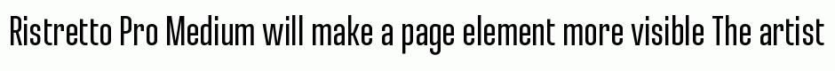 Ristretto Pro Medium