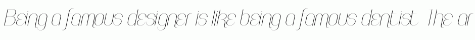 Faddish italic
