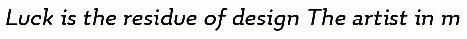 Quiza Pro Medium Italic