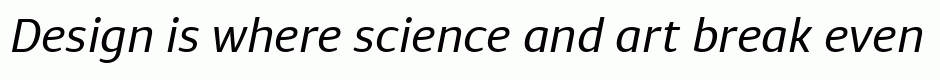 Diaria Sans Pro Italic