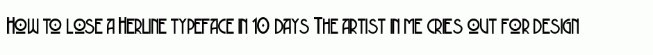 Herline typeface