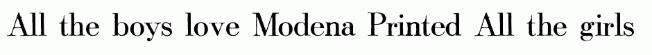 Modena Printed