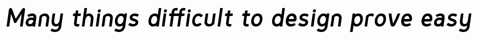 Genius Semibold Italic