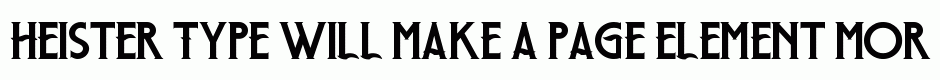Heister Type