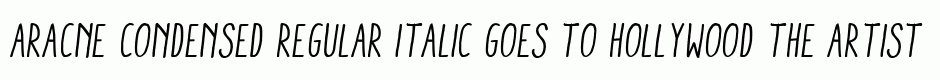 Aracne Condensed Regular Italic