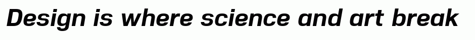 Nuber ExtraBold Italic